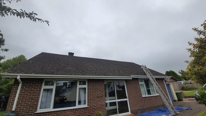 Roof Clean Before